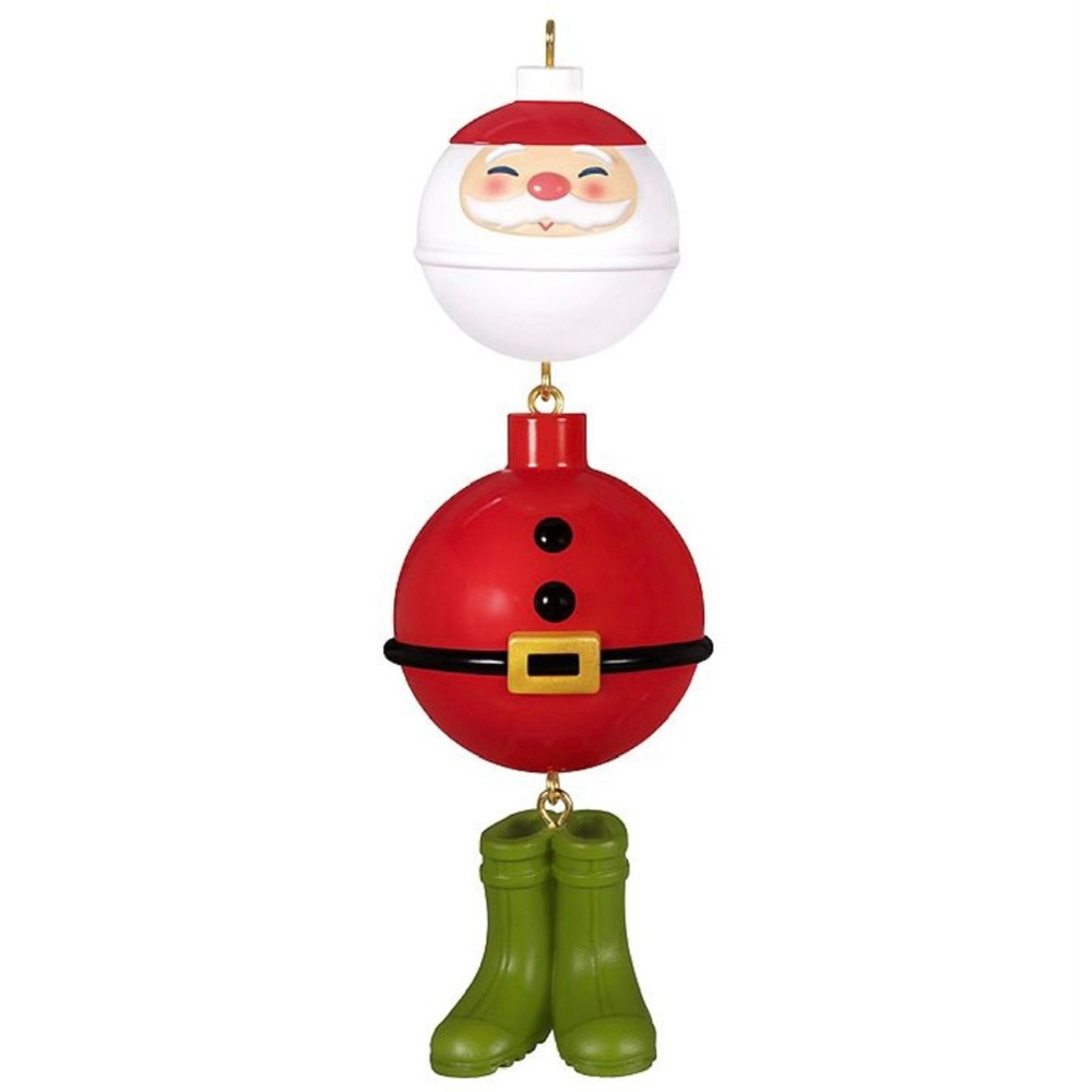 Hallmark 2025 “Hooked On Santa” Christmas Ornament (NWT)